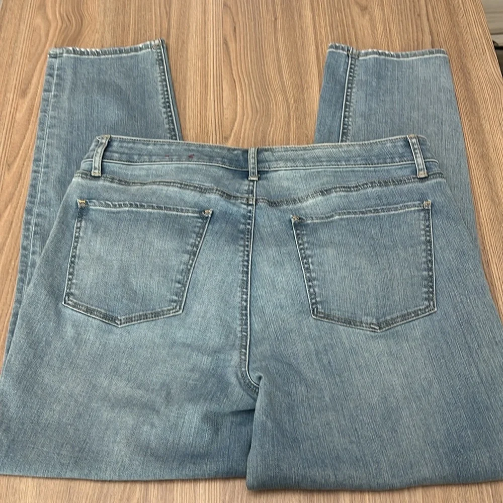 Talbots Flawless Five Pocket Slim Ankle Jeans Size 12 - Picture 2 of 7